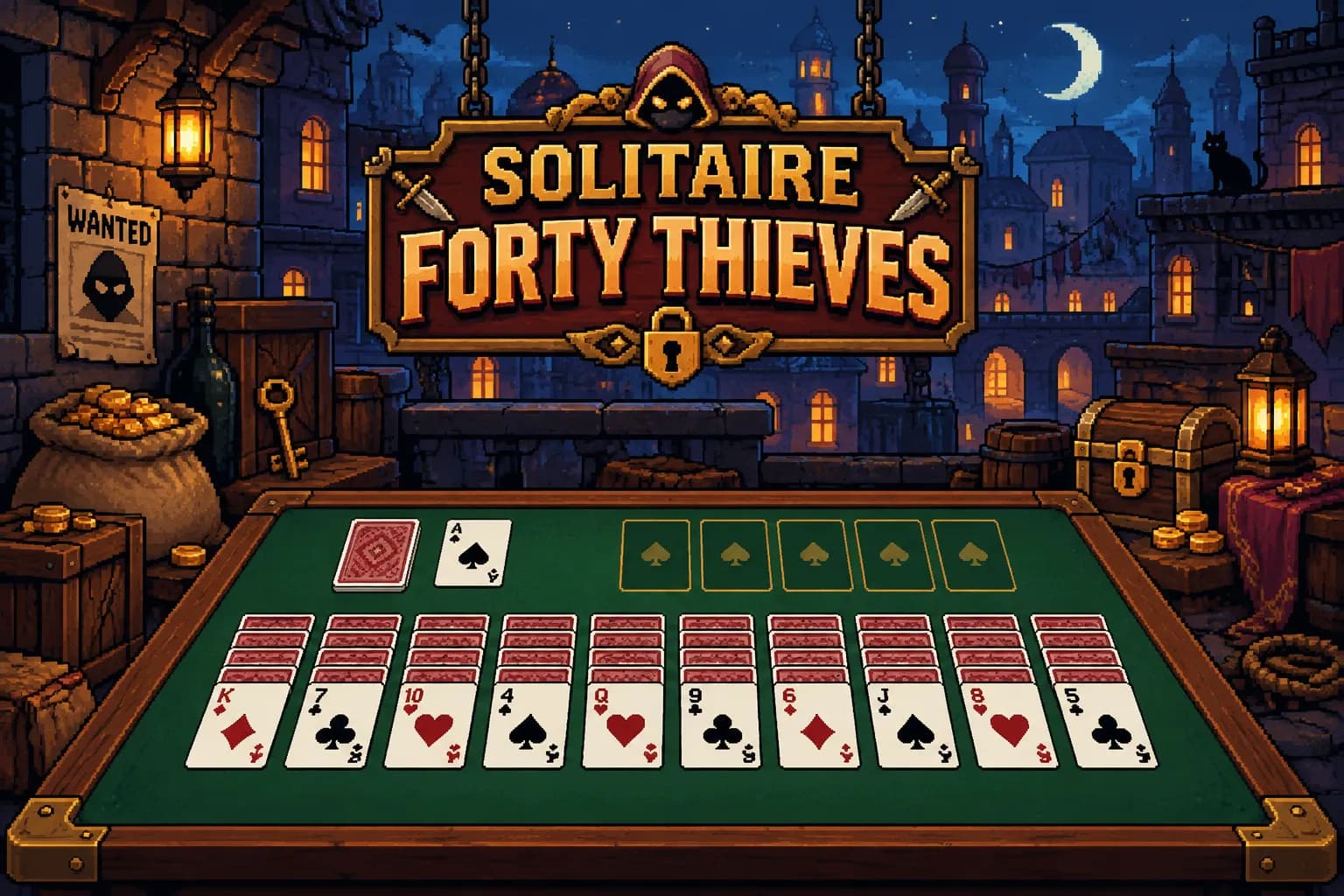 Forty Thieves Solitaire