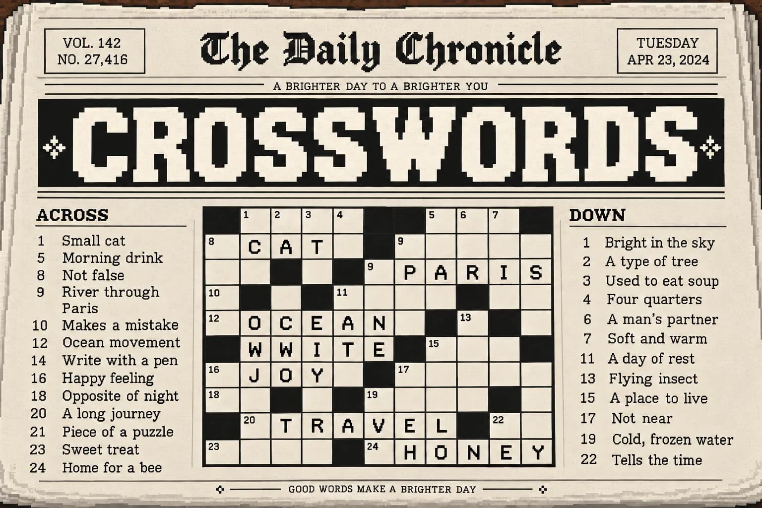 Crosswords